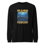 USS Alabama (SSBN-731) Deterrent Patrol Long Sleeve Shirt - Deep Water