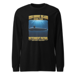 USS Rhode Island (SSBN-740) Deterrent Patrol Long Sleeve Shirt - Deep Water
