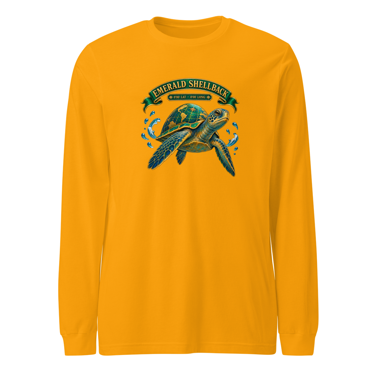 Emerald Shellback (Sea Turtle) Long Sleeve Shirt