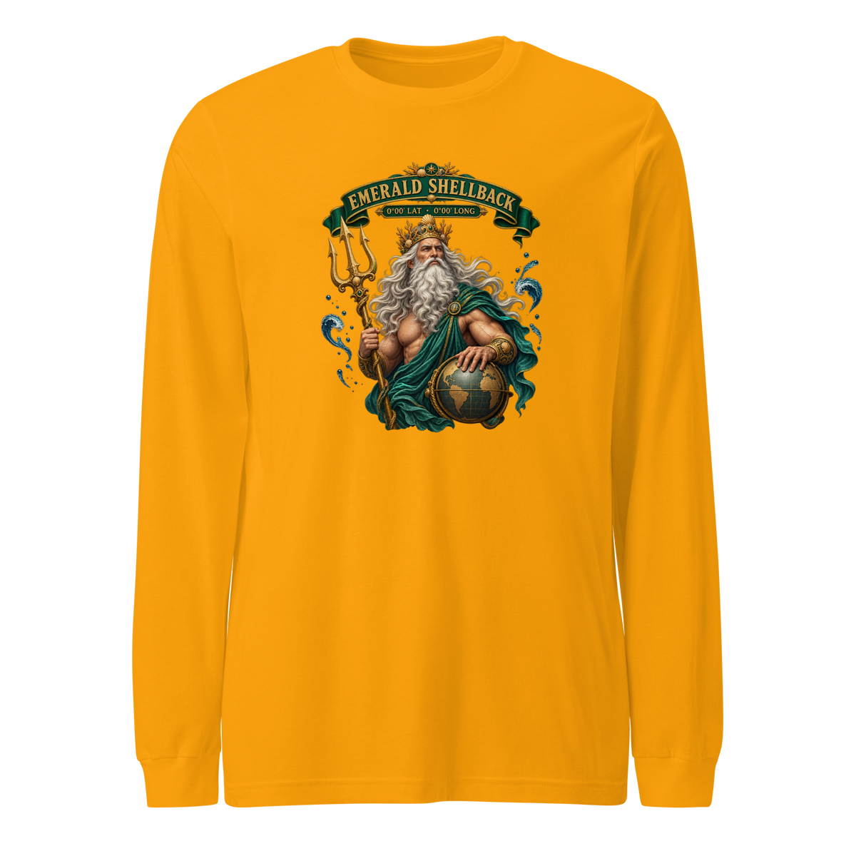 Emerald Shellback (Neptune) Long Sleeve Shirt