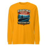 USS Benjamin Franklin (SSBN-640) Deterrent Patrol Long Sleeve Shirt - Retro