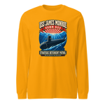 USS James Monroe (SSBN-622) Deterrent Patrol Long Sleeve Shirt - Retro
