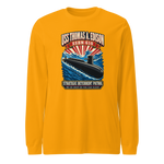 USS Thomas A. Edison (SSBN-610) Deterrent Patrol Long Sleeve Shirt - Retro