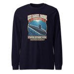 USS Daniel Boone (SSBN-629) Deterrent Patrol Long Sleeve Shirt - Retro