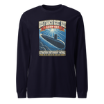 USS Francis Scott Key (SSBN-657) Deterrent Patrol Long Sleeve Shirt - Retro
