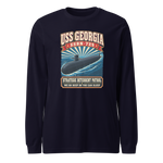 USS Georgia (SSBN-729) Deterrent Patrol Long Sleeve Shirt - Retro