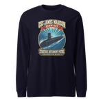 USS James Madison (SSBN-627) Deterrent Patrol Long Sleeve Shirt - Retro