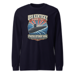 USS Kentucky (SSBN-737) Deterrent Patrol Long Sleeve Shirt - Retro