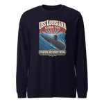 USS Louisiana (SSBN-743) Deterrent Patrol Long Sleeve Shirt - Retro