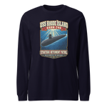 USS Rhode Island (SSBN-740) Deterrent Patrol Long Sleeve Shirt - Retro