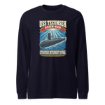 USS Tecumseh (SSBN-628) Deterrent Patrol Long Sleeve Shirt - Retro