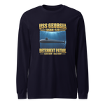 USS Georgia (SSBN-729) Deterrent Patrol Long Sleeve Shirt - Deep Water