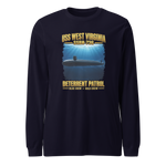 USS West Virginia (SSBN-736) Deterrent Patrol Long Sleeve Shirt - Deep Water