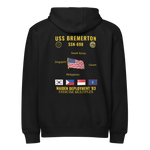 USS Bremerton (SSN-698) 1983 Maiden Deployment Cruise Zip Hoodie
