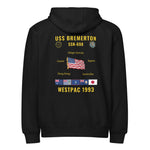 USS Bremerton (SSN-698) 1993 WestPac Cruise Zip Hoodie