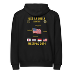 USS La Jolla (SSN-701) 2014 WestPac Cruise Zip Hoodie