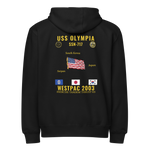 USS Olympia (SSN-717) 2003 WestPac Cruise Zip Hoodie
