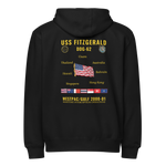 USS Fitzgerald (DDG-62) 2000-01 WestPac/Gulf Cruise Zip Hoodie