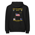 USS Fitzgerald (DDG-62) 2005 Summer Patrol Cruise Zip Hoodie