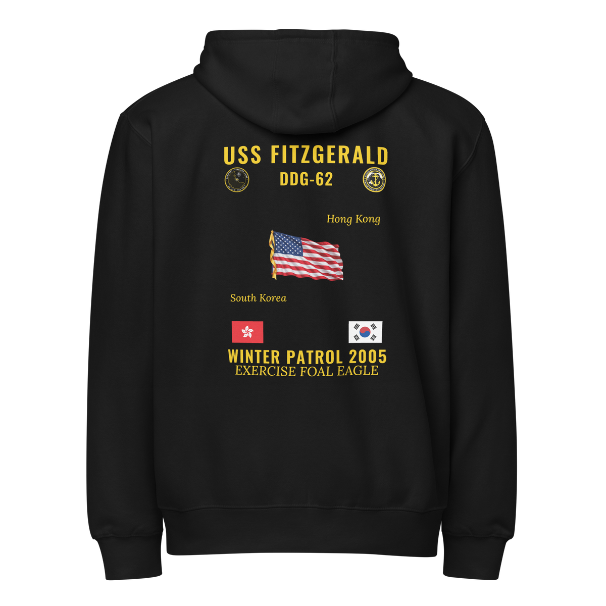 USS Fitzgerald (DDG-62) 2005 Winter Patrol Cruise Zip Hoodie