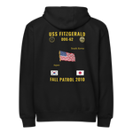 USS Fitzgerald (DDG-62) 2010 Fall Patrol Cruise Zip Hoodie