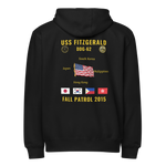 USS Fitzgerald (DDG-62) 2015 Fall Patrol Cruise Zip Hoodie