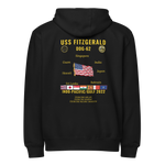USS Fitzgerald (DDG-62) 2022 Indo-pacific/Gulf Cruise Zip Hoodie