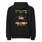 USS Arleigh Burke (DDG-51) 2007 Med/Gulf Cruise Zip Hoodie