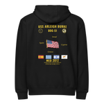 USS Arleigh Burke (DDG-51) 2012 Med Cruise Zip Hoodie