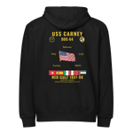 USS Carney (DDG-64) 1997-98 Med/Gulf Cruise Zip Hoodie