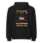 USS Higgins (DDG-76) 2005 WestPac Cruise Zip Hoodie