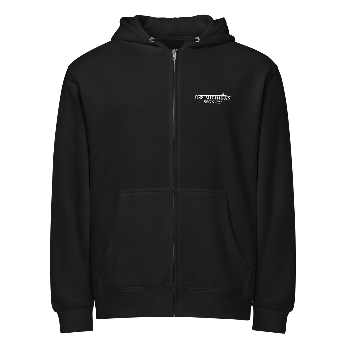 USS Michigan (SSGN-727) 2009 WestPac Cruise Zip Hoodie