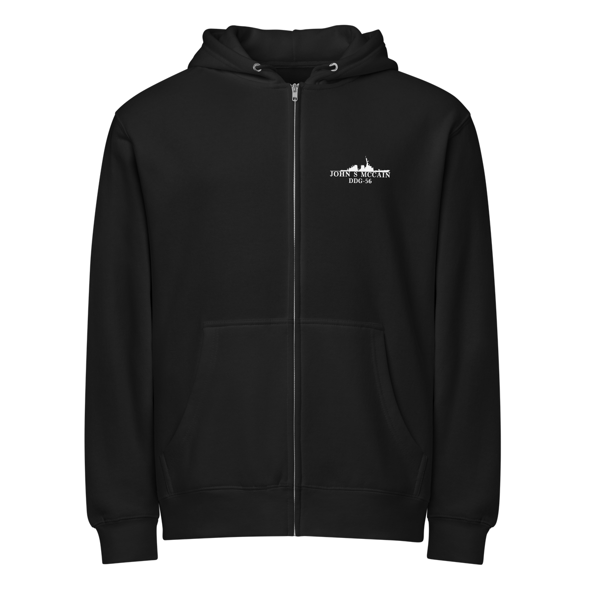 USS John S McCain (DDG-56) 2000 Spring Patrol Cruise Zip Hoodie