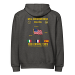 USS Albuquerque (SSN-706) 1999 Med Cruise Zip Hoodie
