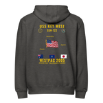 USS Key West (SSN-722) 2005 WestPac Cruise Zip Hoodie