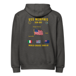 USS Memphis (SSN-691) 1980-81 World Cruise Zip Hoodie