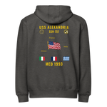 USS Alexandria (SSN-757) 1993 Med Cruise Zip Hoodie