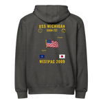 USS Michigan (SSGN-727) 2009 WestPac Cruise Zip Hoodie
