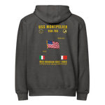 USS Montpelier (SSN-765) 2003 Med/Arabian Gulf Cruise Zip Hoodie