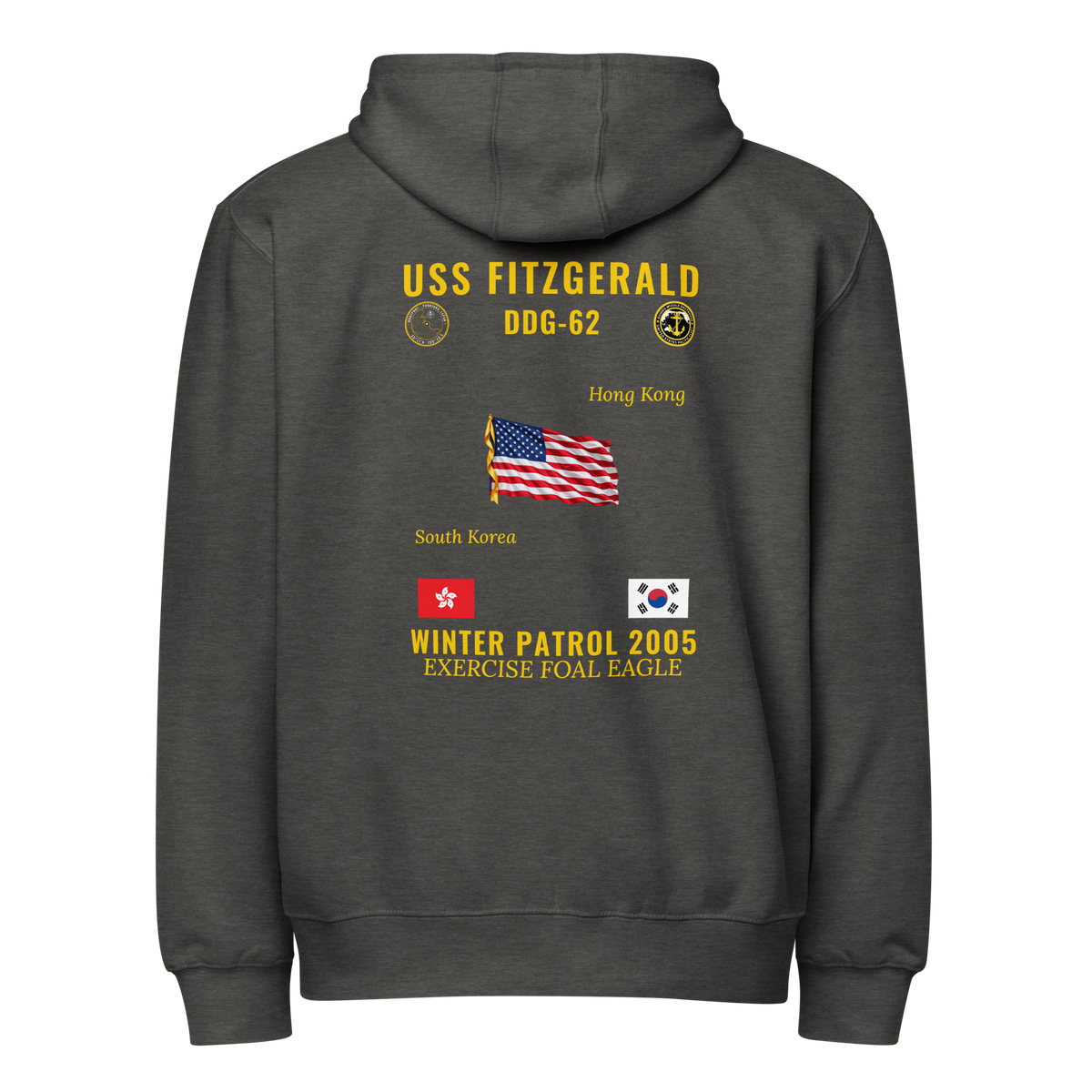 USS Fitzgerald (DDG-62) 2005 Winter Patrol Cruise Zip Hoodie