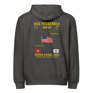 USS Fitzgerald (DDG-62) 2005 Winter Patrol Cruise Zip Hoodie