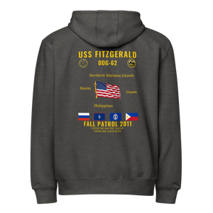 USS Fitzgerald (DDG-62) 2011 Fall Patrol Cruise Zip Hoodie