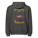 USS Fitzgerald (DDG-62) 2026 Australia Cruise Zip Hoodie