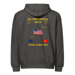 USS John S McCain (DDG-56) 2014 Spring Patrol Cruise Zip Hoodie