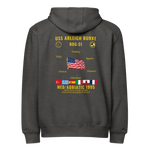 USS Arleigh Burke (DDG-51) 1995 Med/Adriatic Cruise Zip Hoodie