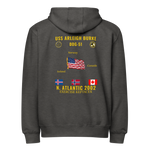 USS Arleigh Burke (DDG-51) 2002 N. Atlantic Cruise Zip Hoodie