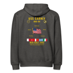 USS Carney (DDG-64) 2002 Med/Gulf Cruise Zip Hoodie