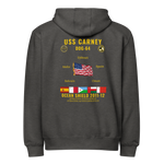 USS Carney (DDG-64) 2011-12 Ocean Shield Cruise Zip Hoodie