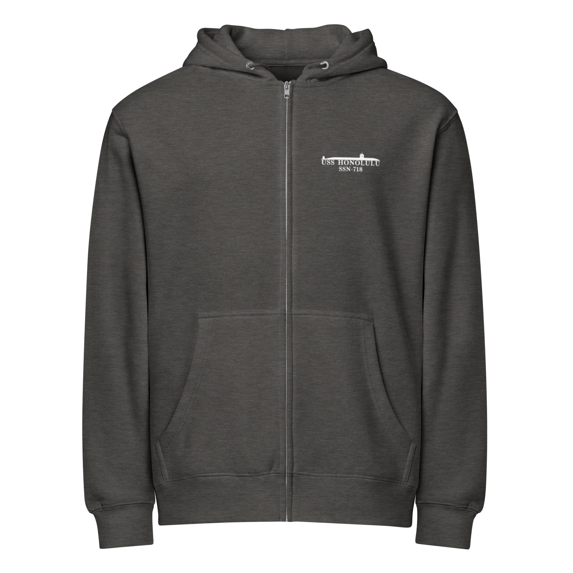 USS Honolulu (SSN-718) 1991 WestPac Cruise Zip Hoodie