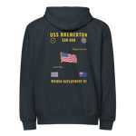 USS Bremerton (SSN-698) 1981 Maiden Voyage Cruise Zip Hoodie
